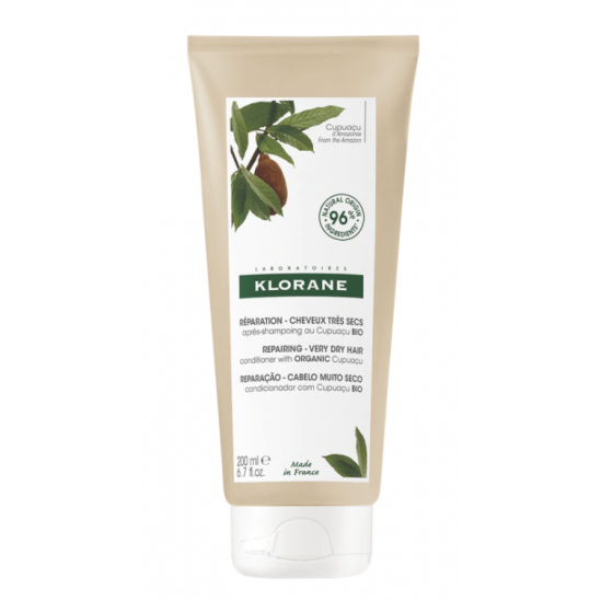 Klorane Réparation - Cheveux Très Secs Après-Shampoing au Cupuaçu Bio 200 ml