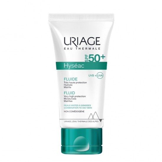 Uriage hyséac fluide solaire spf 50+ 50ml Uriage hyséac fluide solaire spf 50+ 50ml