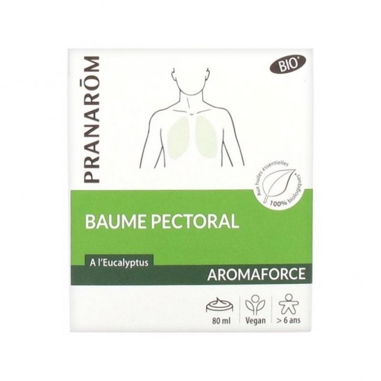 Pranarôm baume pectoral à l'eucalyptus 80ml Pranarôm baume pectoral à l'eucalyptus 80ml