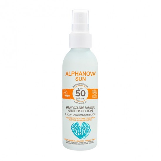 Alphanova sun spray solaire familial spf50 150g Alphanova sun spray solaire familial spf50 150g