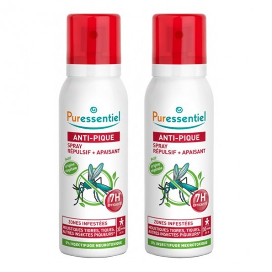 Puressentiel Anti-Pique Spray 75ml lot de 2 Puressentiel Anti-Pique Spray 75ml lot de 2