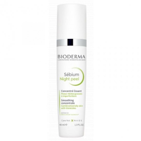 Bioderma sébium night peel concentré lissant 40ml Bioderma sébium night peel concentré lissant 40ml