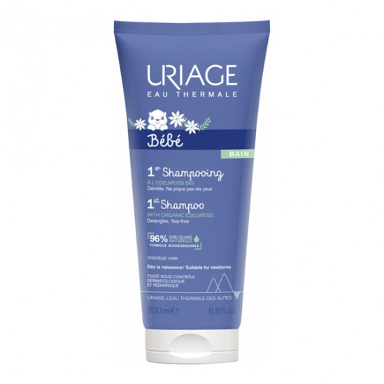 Uriage bébé 1er shampooing 200ml Uriage bébé 1er shampooing 200ml