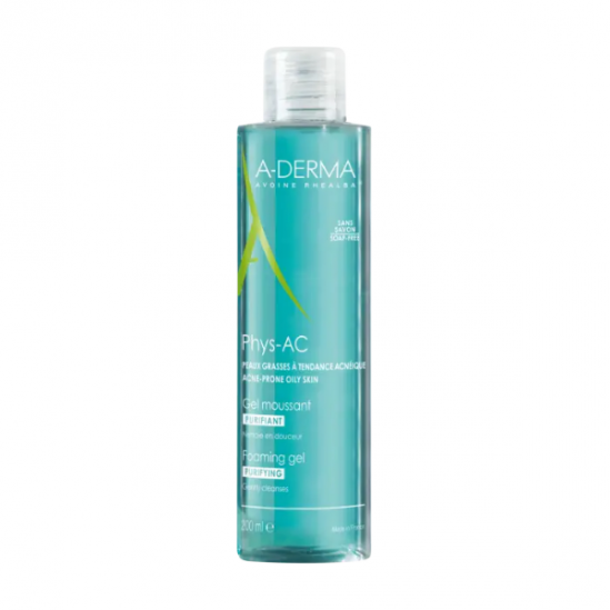 Aderma Phys-AC gel moussant purifiant 200ml Aderma Phys-AC gel moussant purifiant 200ml