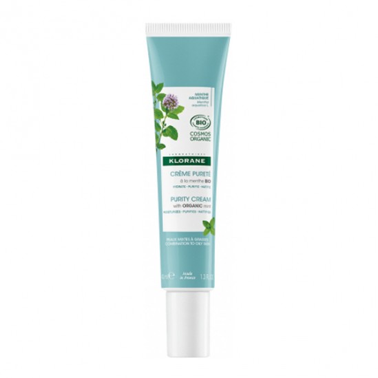 Klorane crème pureté à la menthe bio 40ml Klorane crème pureté à la menthe bio 40ml