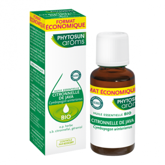 Phytosun arôms huile essentielle citronnelle de java bio 10ml Phytosun arôms huile essentielle citronnelle de java bio 10ml