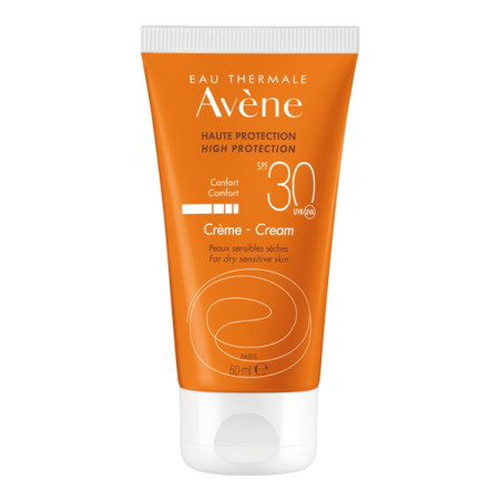Avène crème solaire visage peaux sensibles et sèches spf 30 50ml