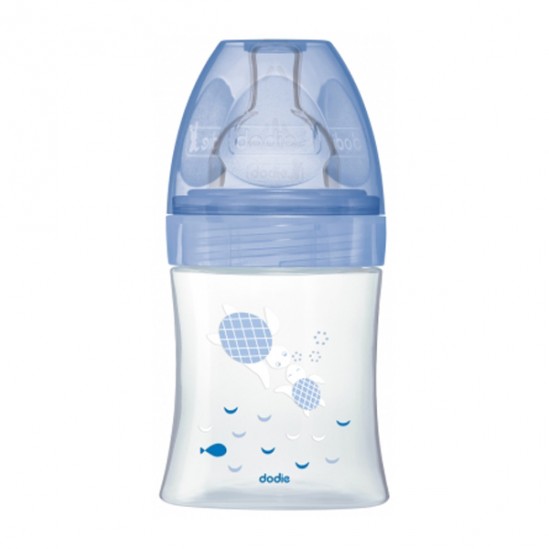 Dodie lent mer tétine plate débit 1 biberon 150ml Dodie lent mer tétine plate débit 1 biberon 150ml
