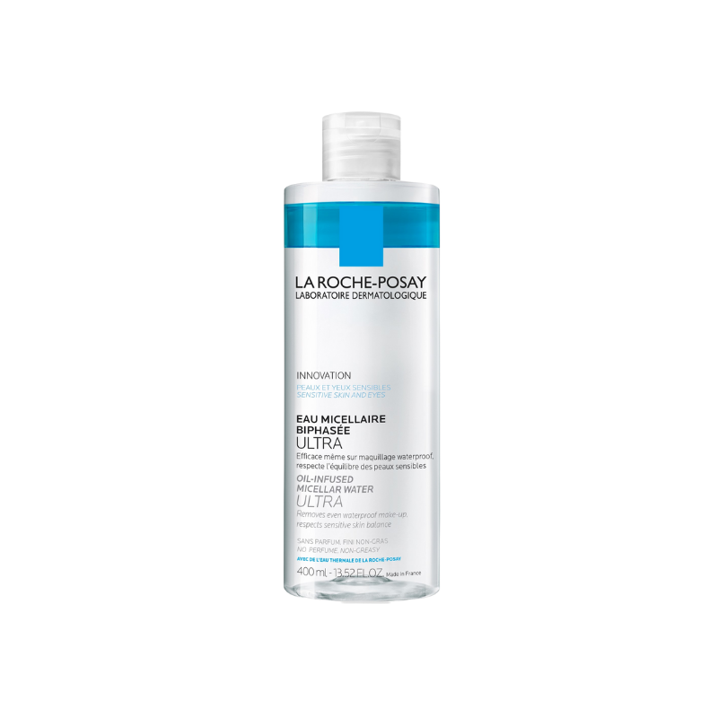 Roche posay eau micellaire ultra biphasée 400ml Roche posay eau micellaire ultra biphasée 400ml