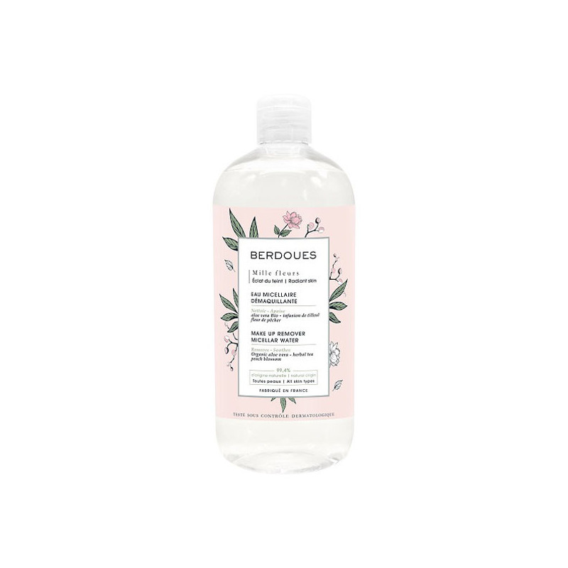 Berdoues mille fleurs eau micellaire démaquillante 500ml Berdoues mille fleurs eau micellaire démaquillante 500ml