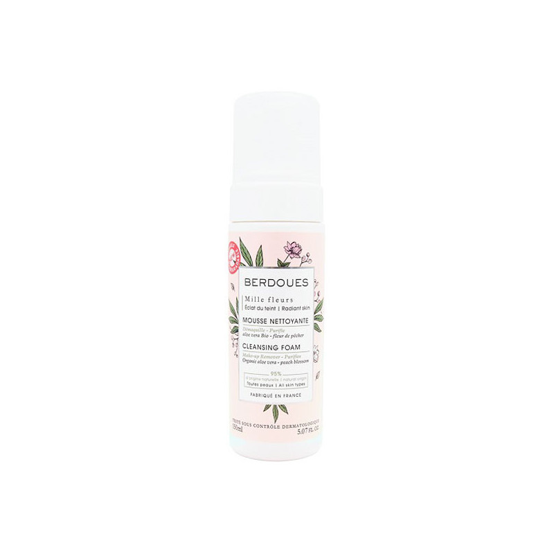 Berdoues mille fleurs mousse nettoyante 150ml