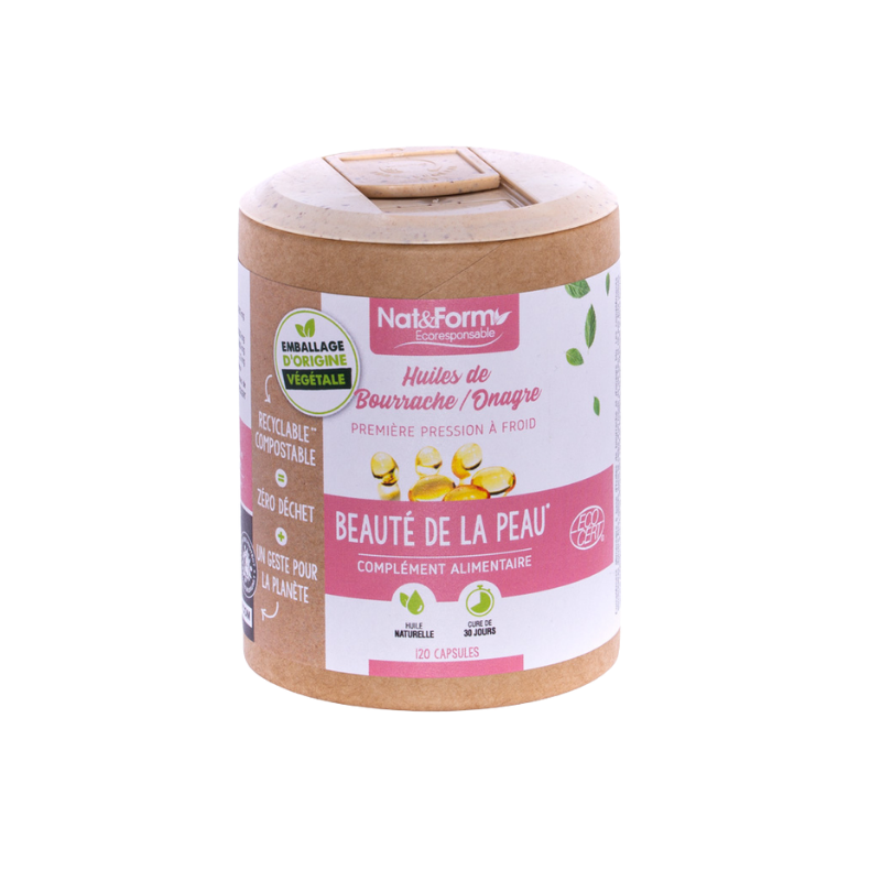 Nat & Form Onagre-bourrache 120 capsules Nat & Form Onagre-bourrache 120 capsules