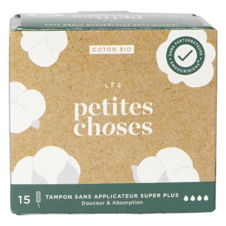 Les Petites Choses Tampons Bio Flux Super Plus 15 unités