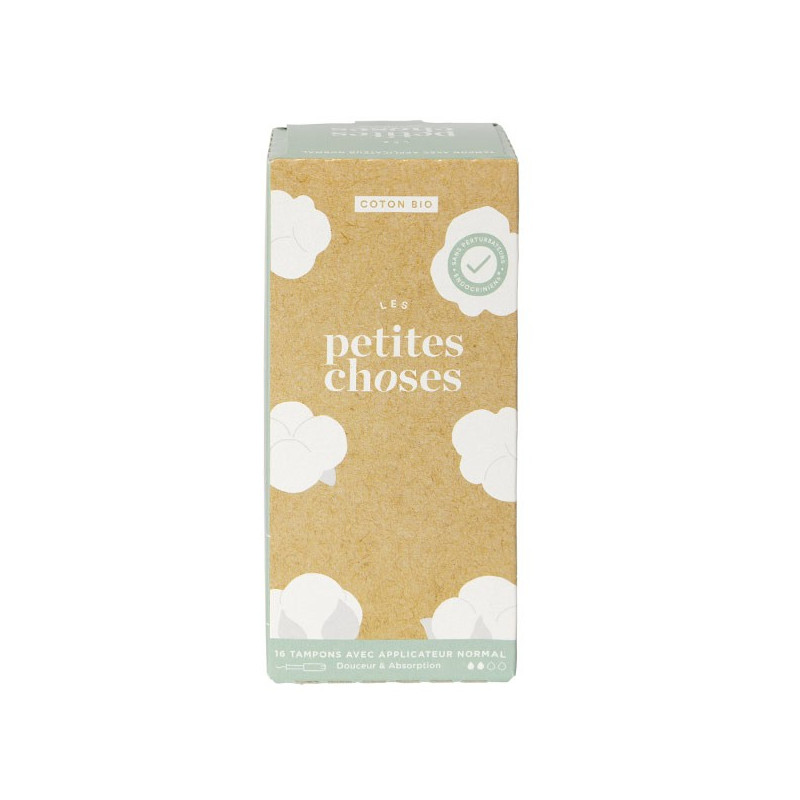 Les Petites Choses Tampons Bio avec Applicateur Flux Normal 16 unités Les Petites Choses Tampons Bio avec Applicateur Flux Normal 16 unités