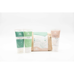 Aloesol Trousse Routine Bien-Être à l'Aloe Vera Crème Mains + Gel Hydratant + Lait Corporel 3x100ml