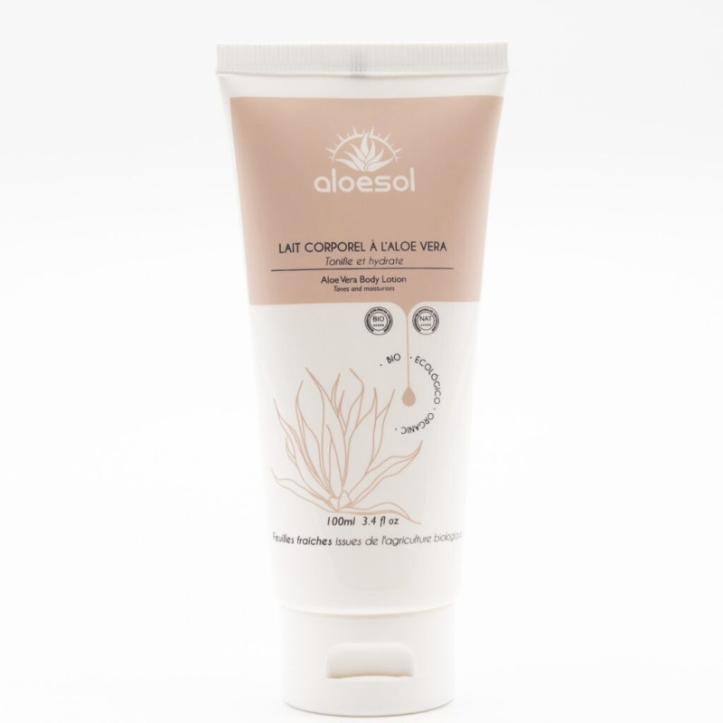 Aloesol Lait corporel à l'Aloe Vera bio 100mL Aloesol Lait corporel à l'Aloe Vera bio 100mL