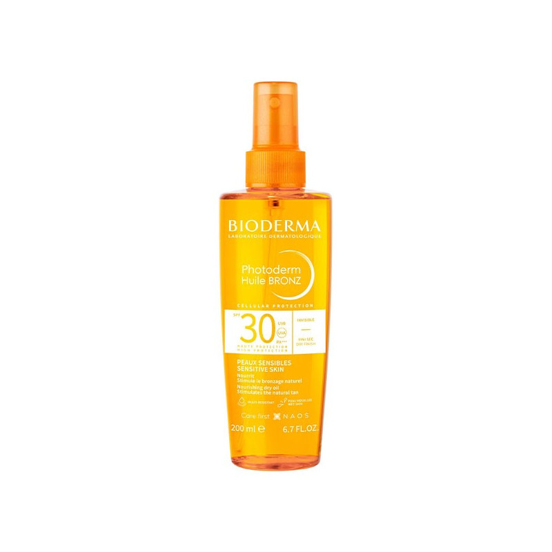 Bioderma Photoderm Bronz Huile Sèche Solaire Bronzage Intense SPF30 200ml Bioderma Photoderm Bronz Huile Sèche Solaire Bronzage Intense SPF30 200ml