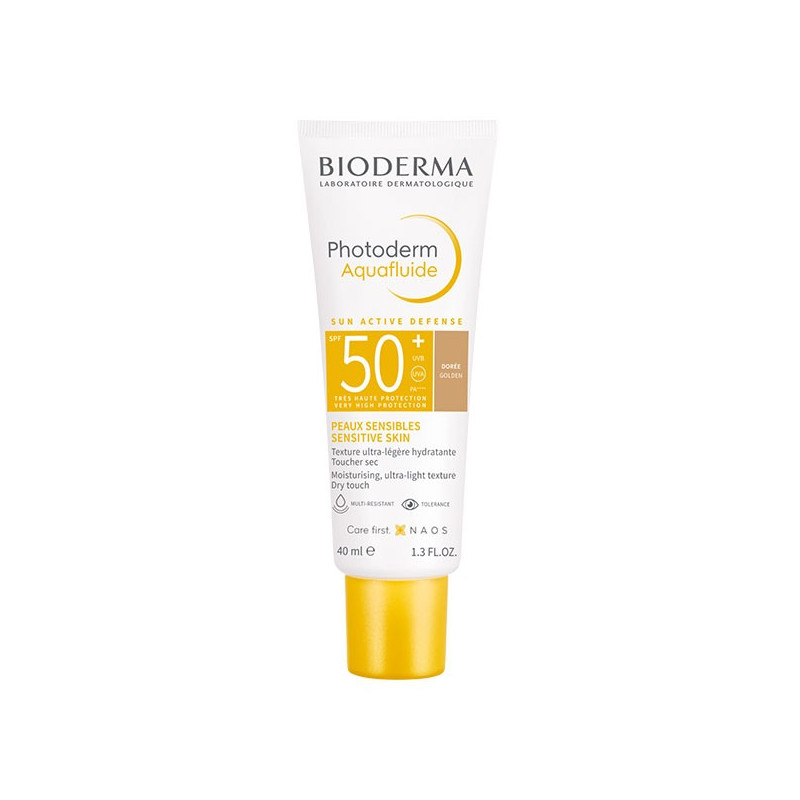 Bioderma Photoderm Max Aquafluide Crème Solaire Teinte Dorée SPF50+ 40ml Bioderma Photoderm Max Aquafluide Crème Solaire Teinte Dorée SPF50+ 40ml