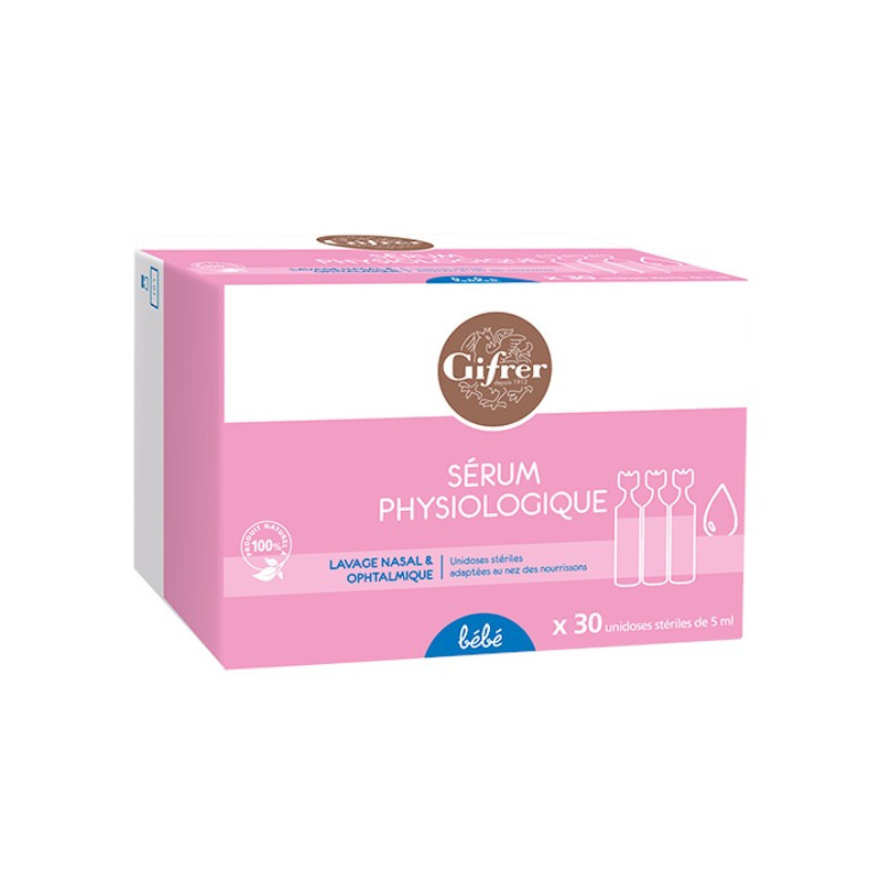 Gifrer Sérum Physiologique 5ml 30 unidoses