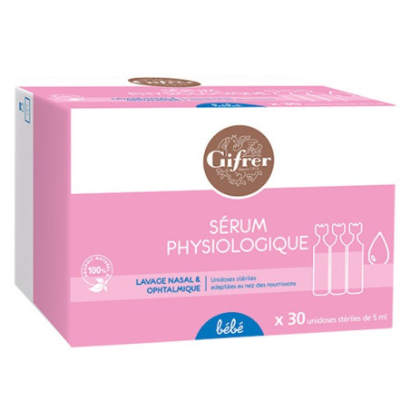 Gifrer Sérum Physiologique 5ml 30 unidoses