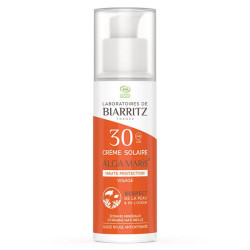 Laboratoires de Biarritz Soins Solaires Crème Visage SPF30 Bio 50ml