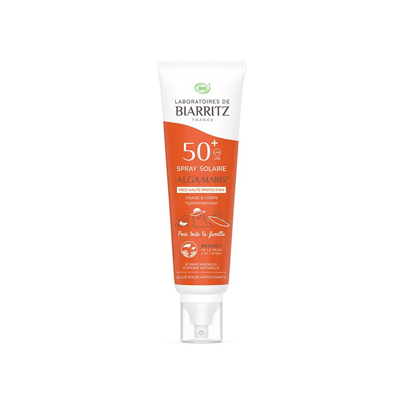 Laboratoires de Biarritz Soins Solaires Spray SPF50+ Bio 150ml Laboratoires de Biarritz Soins Solaires Spray SPF50+ Bio 150ml