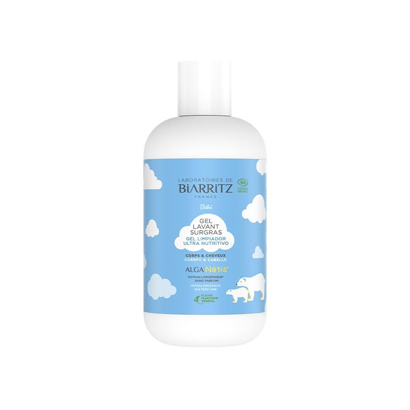 Laboratoires de Biarritz Soins Bébé Gel Lavant Surgras Bio 200ml Laboratoires de Biarritz Soins Bébé Gel Lavant Surgras Bio 200ml