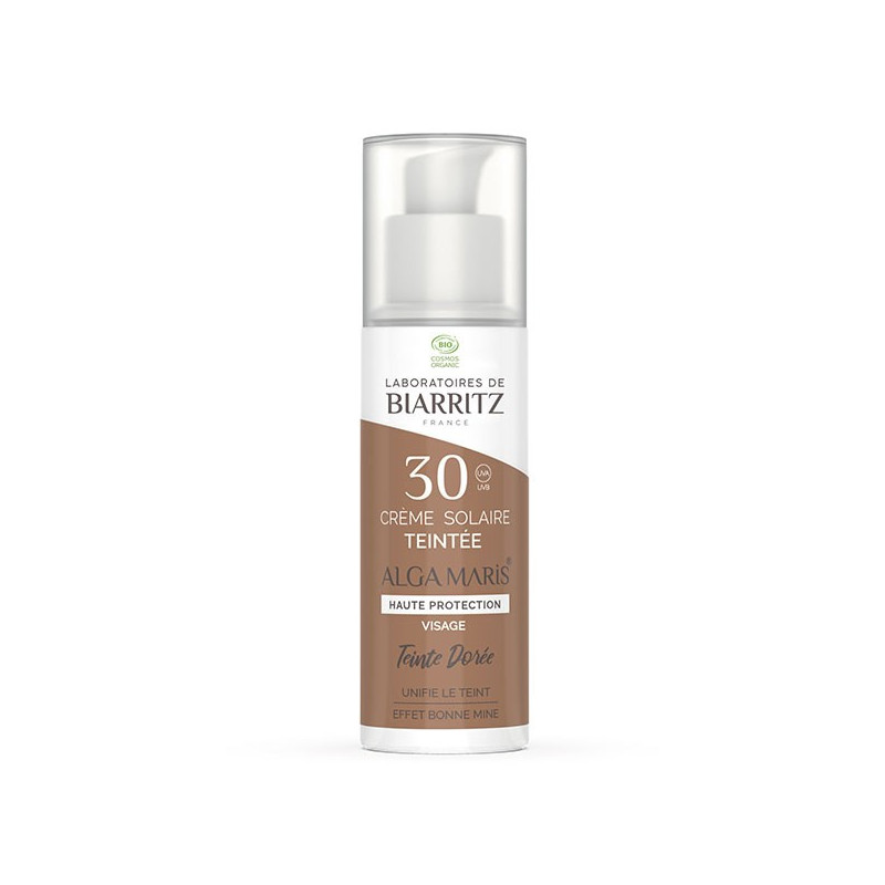 Laboratoires de Biarritz Soins Solaires Crème Visage SPF30 Bio Dorée 50ml Laboratoires de Biarritz Soins Solaires Crème Visage SPF30 Bio Dorée 50ml