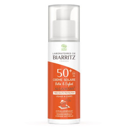Laboratoires de Biarritz Soins Solaires Crème SPF50+ +6m Bio 100ml