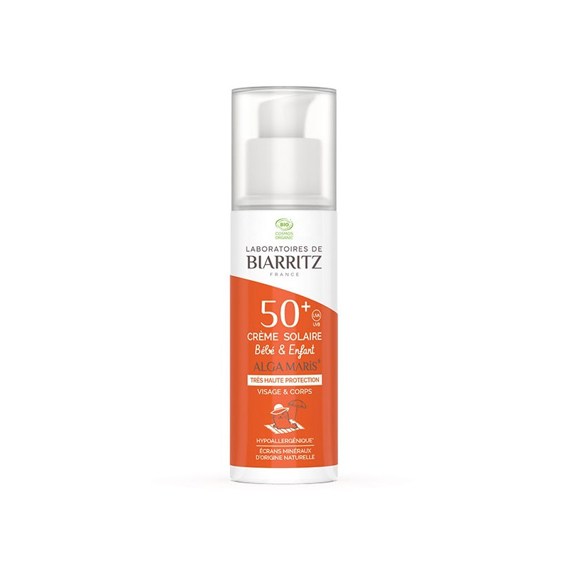Laboratoires de Biarritz Soins Solaires Crème SPF50+ +6m Bio 100ml Laboratoires de Biarritz Soins Solaires Crème SPF50+ +6m Bio 100ml