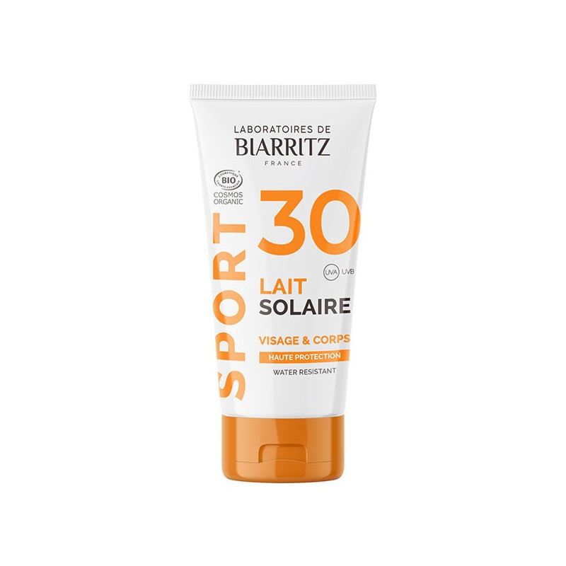 Laboratoires de Biarritz Soins Solaires Sport Lait SPF30 Bio 50ml Laboratoires de Biarritz Soins Solaires Sport Lait SPF30 Bio 50ml