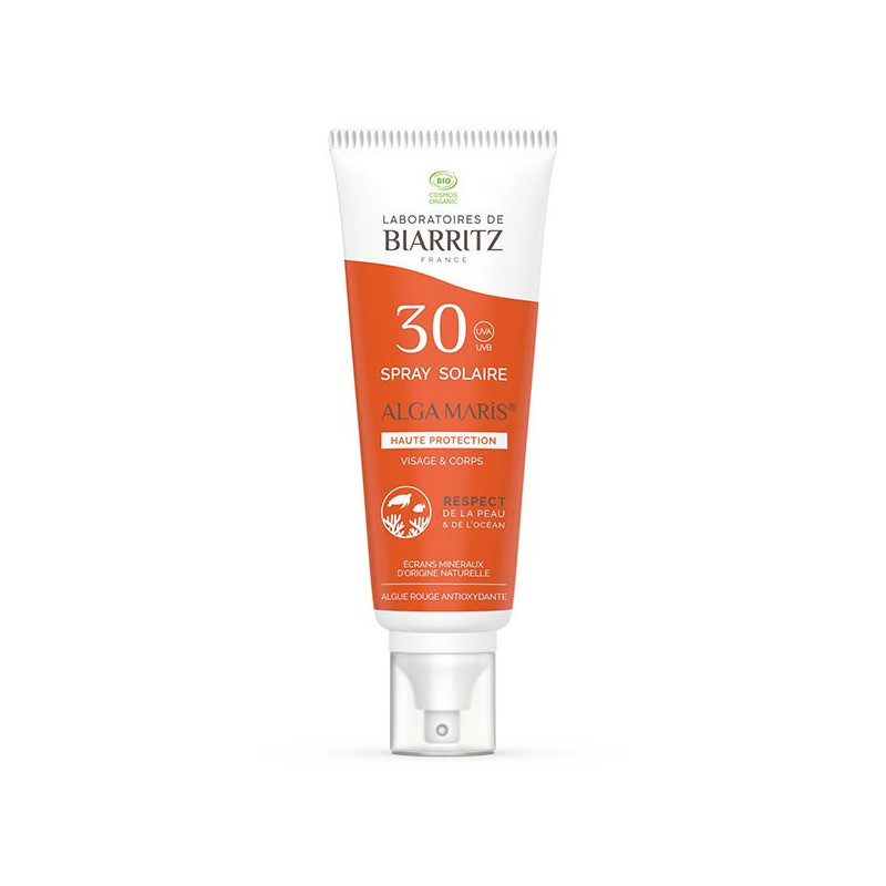 Laboratoires de Biarritz Soins Solaires Spray SPF30 Bio 100ml Laboratoires de Biarritz Soins Solaires Spray SPF30 Bio 100ml