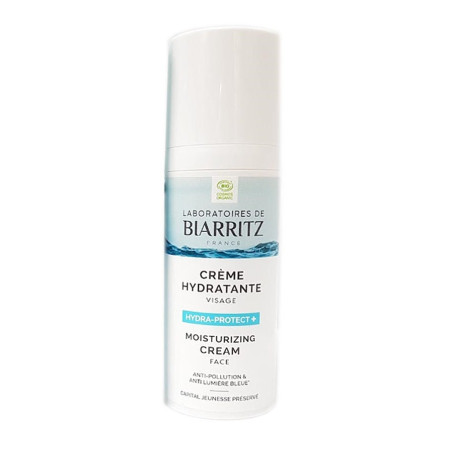 Laboratoires de Biarritz Hydra-Protect+ Crème Hydratante Visage Bio 50ml