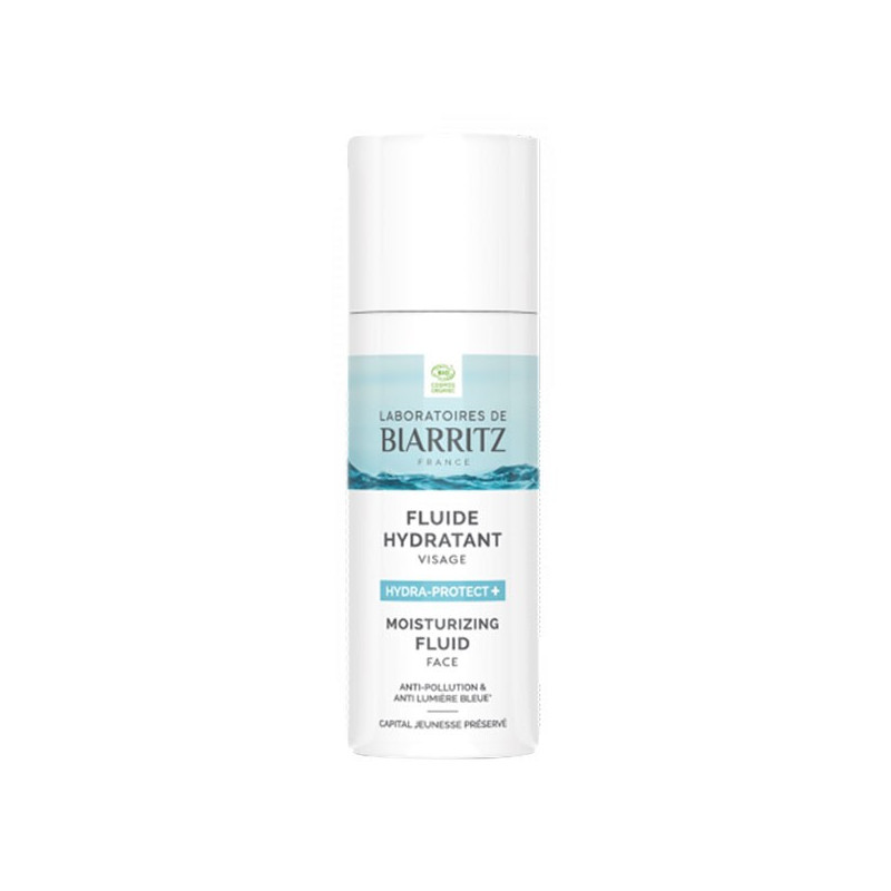 Laboratoires de Biarritz Hydra-Protect+ Fluide Hydratant Visage Bio 50ml Laboratoires de Biarritz Hydra-Protect+ Fluide Hydratant Visage Bio 50ml