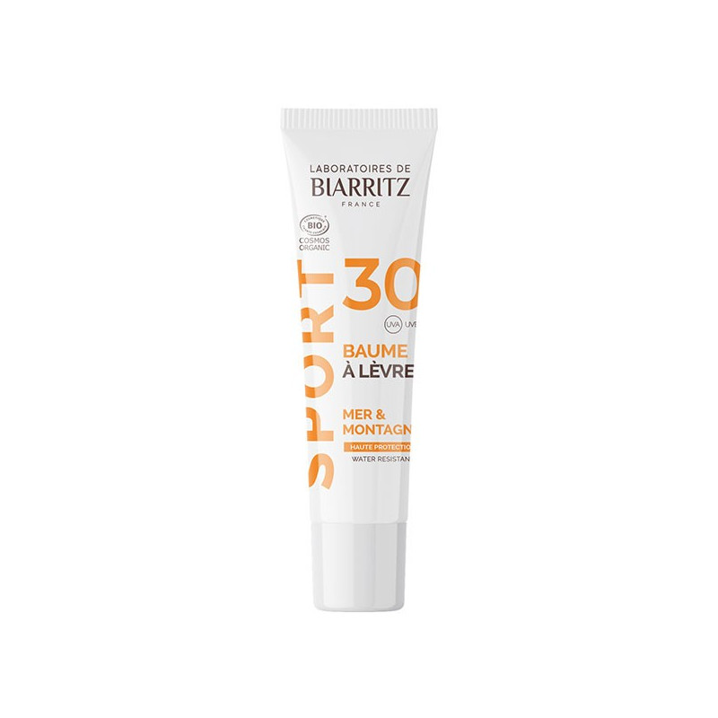 Laboratoires de Biarritz Soins Solaires Sport Baume à Lèvres SPF30 Bio 15ml Laboratoires de Biarritz Soins Solaires Sport Baume à Lèvres SPF30 Bio 15ml