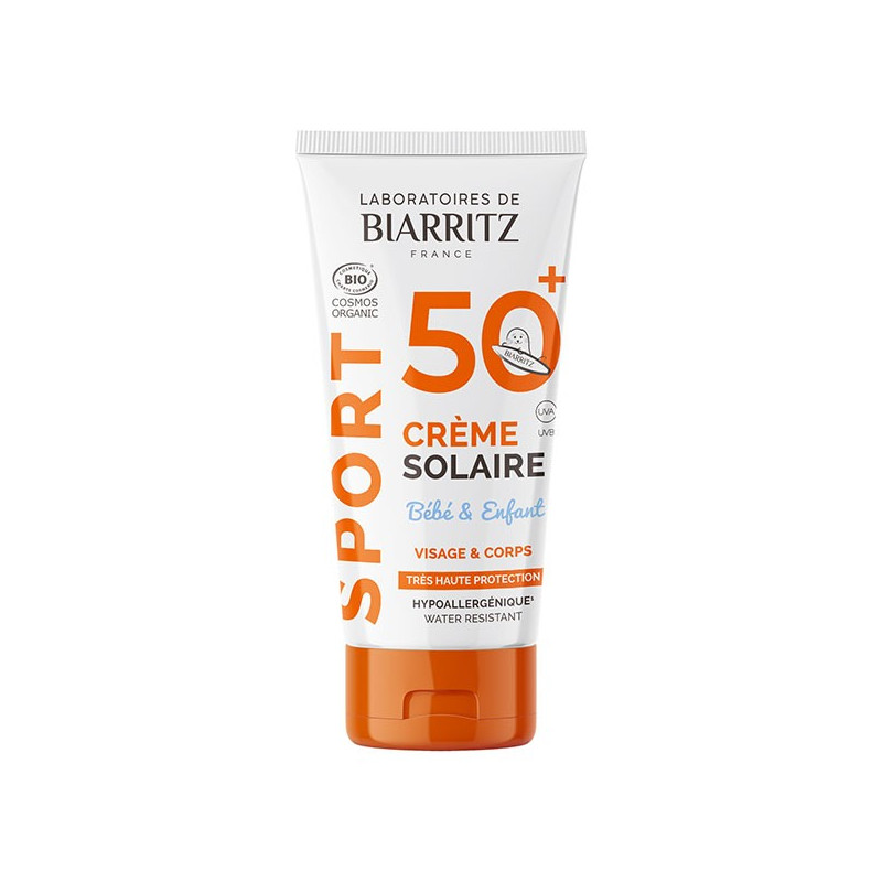 Laboratoires de Biarritz Soins Solaires Sport Crème Bébé & Enfant SPF50+ Bio 50ml Laboratoires de Biarritz Soins Solaires Sport Crème Bébé & Enfant SPF50+ Bio 50ml