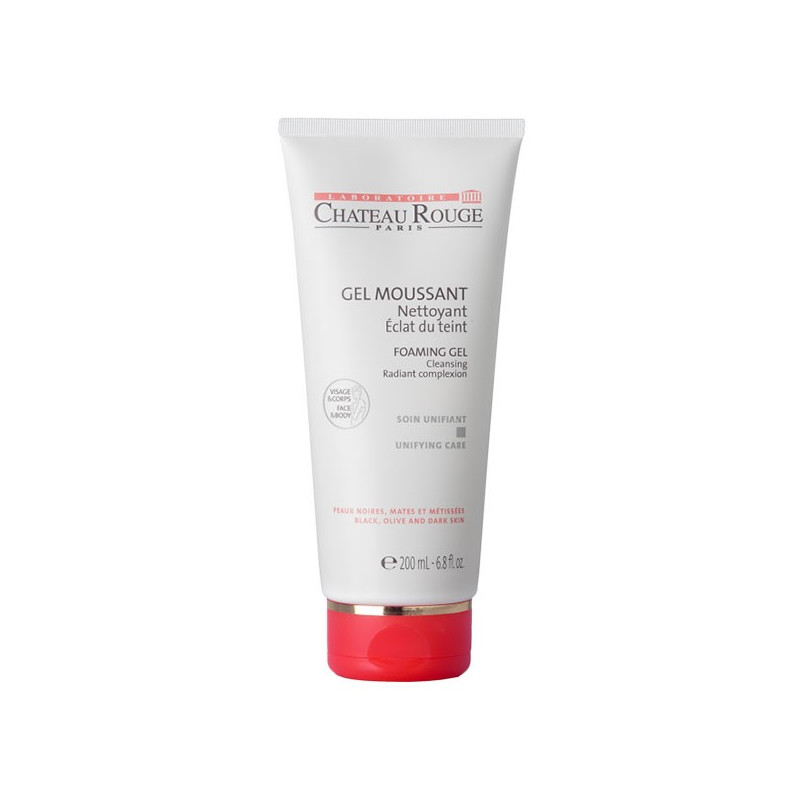 Château Rouge Gel Moussant Eclaircissant Visage et Corps 200ml Château Rouge Gel Moussant Eclaircissant Visage et Corps 200ml