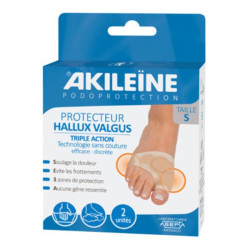Akileïne Podoprotection Protecteur Hallux Valgus Triple Action Taille S