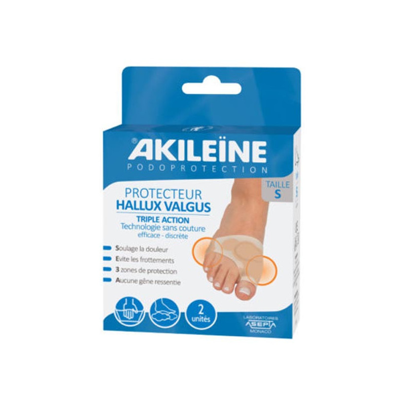 Akileïne Podoprotection Protecteur Hallux Valgus Triple Action Taille S Akileïne Podoprotection Protecteur Hallux Valgus Triple Action Taille S