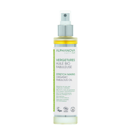 Alphanova Sante Huile Vergetures Fabuleuse Bio 100ml