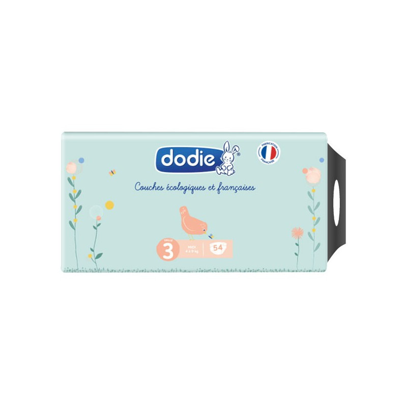 Dodie Couche Écologique Taille 3 54 couches Dodie Couche Écologique Taille 3 54 couches