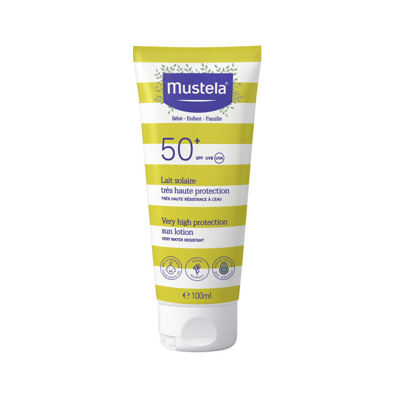 Mustela Lait Solaire Très Haute Protection SPF50+ 100ml Mustela Lait Solaire Très Haute Protection SPF50+ 100ml