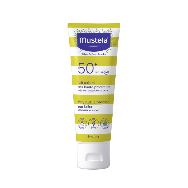 Mustela Lait Solaire Très Haute Protection SPF50+ 40ml Mustela Lait Solaire Très Haute Protection SPF50+ 40ml