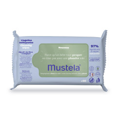 Mustela Lingettes Nettoyantes Apaisantes 60 lingettes