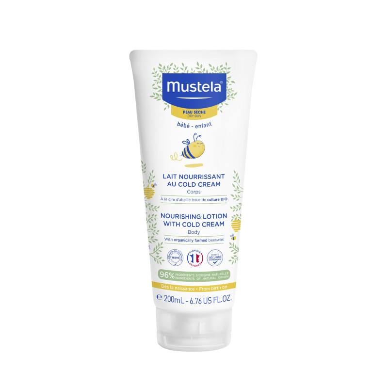 Mustela lait nourrissant au cold cream 200ml