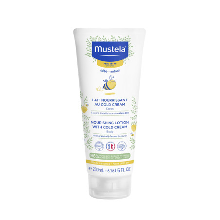 Mustela lait nourrissant au cold cream 200ml