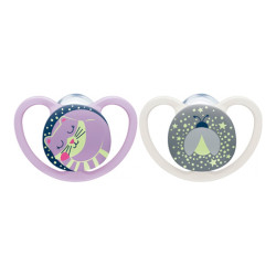 Nuk space night sucette en...