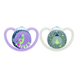 Nuk sucettes space 18-36m...