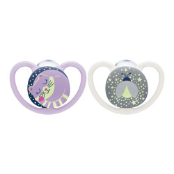 Nuk space 2 sucettes...