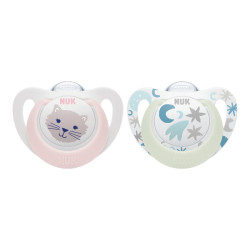 Nuk sucettes starlight...